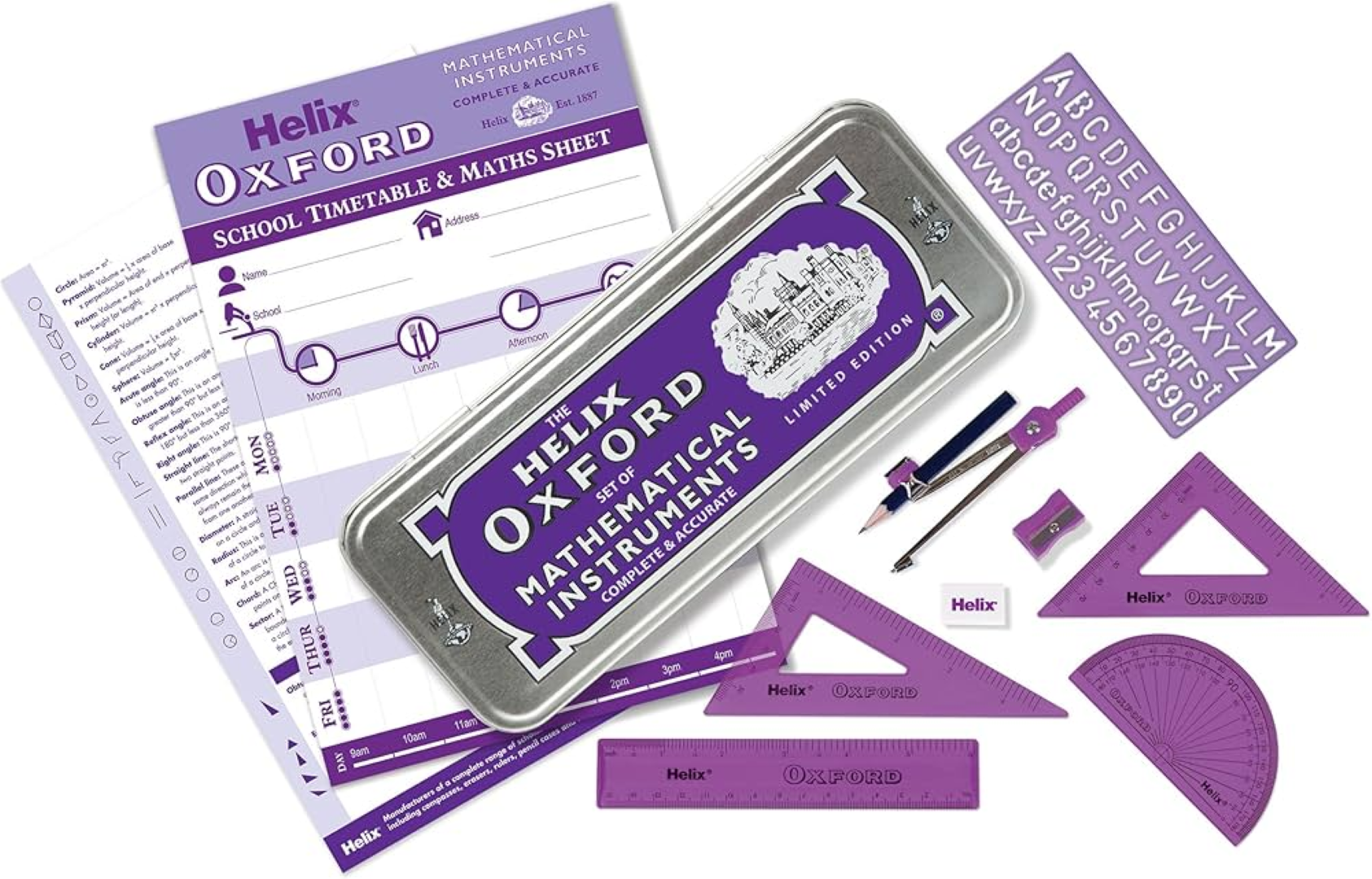 HELIX OXFORD SET PURPLE